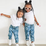 Load image into Gallery viewer, Children Wear New European And American Foreign Trade Girls&#39; Jeans Ins Style Children&#39;s Wear Fashion Printed Denim Long