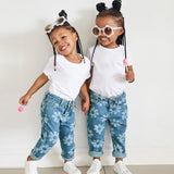 Load image into Gallery viewer, Children Wear New European And American Foreign Trade Girls&#39; Jeans Ins Style Children&#39;s Wear Fashion Printed Denim Long