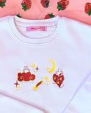 Load image into Gallery viewer, Shrimply In Love Embroidered Sweatshirt