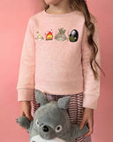 Load image into Gallery viewer, Whimsy of Ghibli Embroidered Kids Jumper