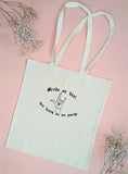 Load image into Gallery viewer, Bride To Be Embroidered Tote Bag