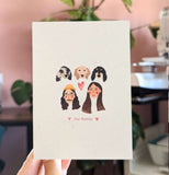 Load image into Gallery viewer, Custom Family Portrait Card