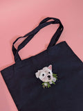 Load image into Gallery viewer, Custom Embroidered Tote Bag