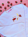 Load image into Gallery viewer, Shrimply In Love Embroidered Sweatshirt