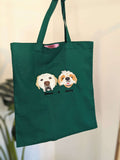 Load image into Gallery viewer, Custom Embroidered Tote Bag